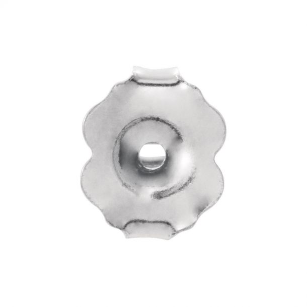 Single Sterling Silver Medium Weight Friction Earring Back 5.2mm