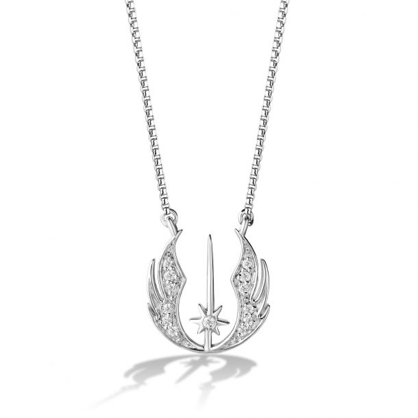 Star wars necklace hot sale silver