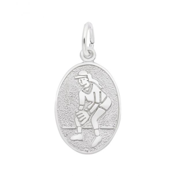 Sterling silver softball charms outlet