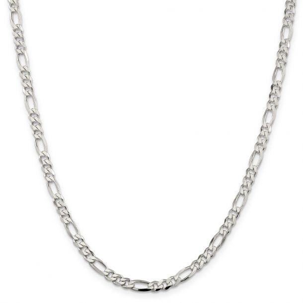 Sterling Silver Solid Figaro Chain Necklace | 4.5mm | REEDS Jewelers