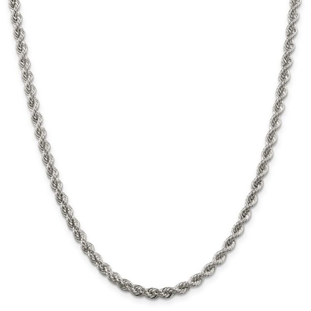 Mens silver cheap 24 inch chain