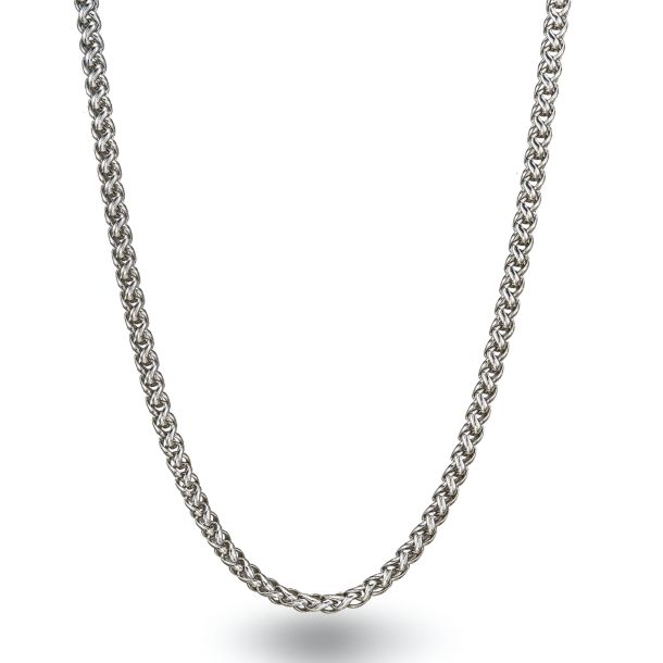 Sterling silver wheat hot sale chain