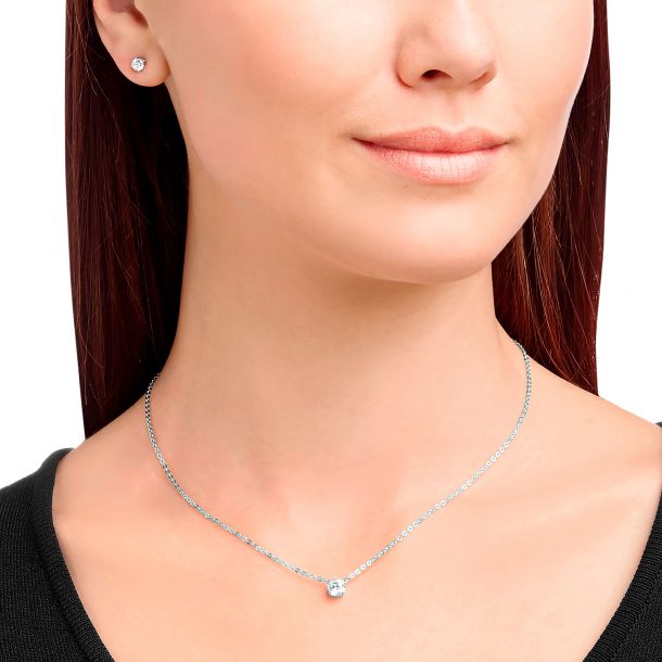 informatie Zeestraat Gemaakt van Swarovski Crystal Attract Round Set | REEDS Jewelers