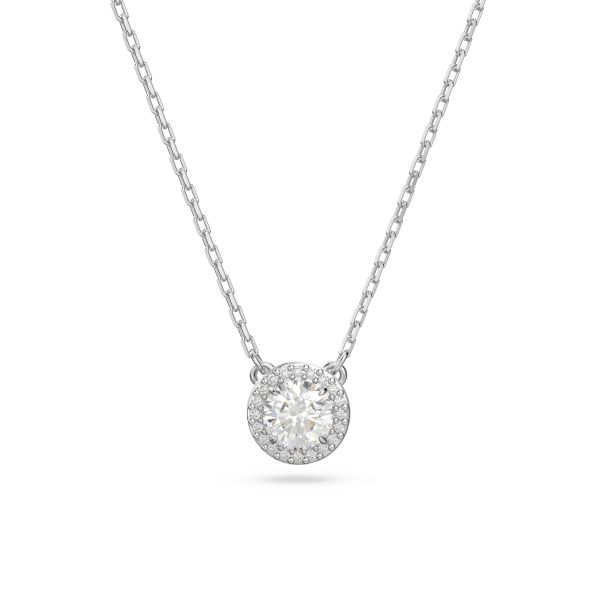 Swarovski halo on sale necklace
