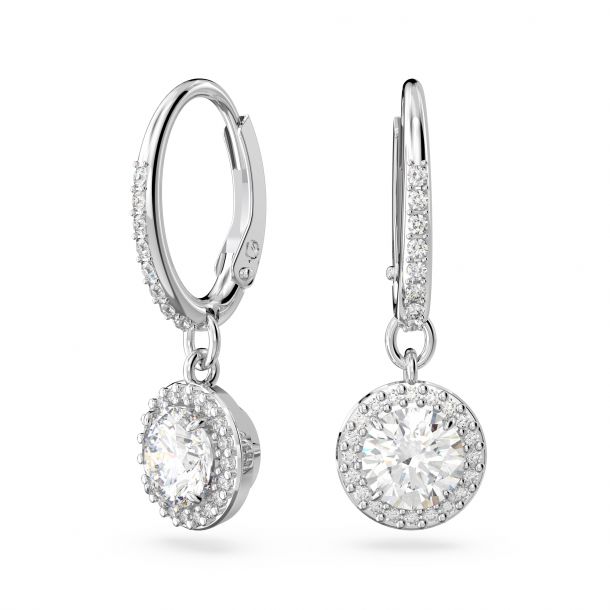 Swarovski halo top earrings