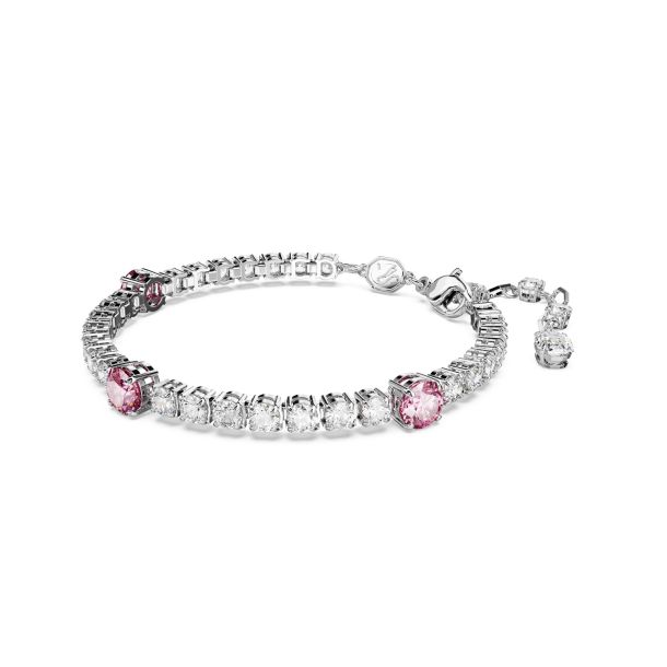 グランドセール Swarovski Pink Rhodium-Plated Matrix Zirconia and Crystal アクセサリー