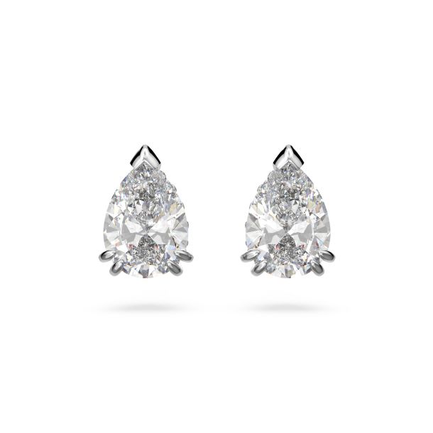 Zirconia studs with swarovski crystals outlet