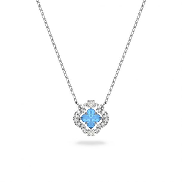 Swarovski necklace sale blue stone