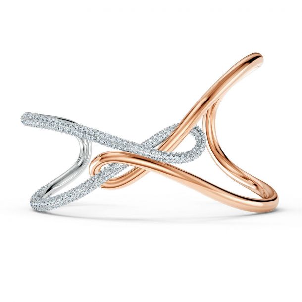 Swarovski Crystal Infinity Cuff Bracelet