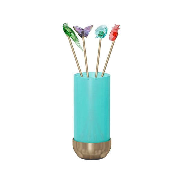 Swarovski Crystal Jungle Beats Cocktail Set Andoki