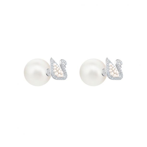 Swarovski crystal hotsell pearl earrings