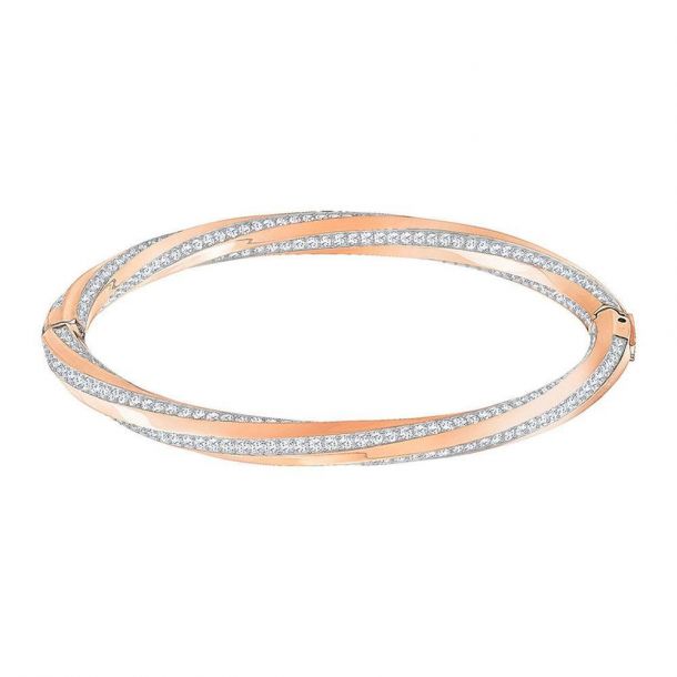 Swarovski bangle store bracelet rose gold