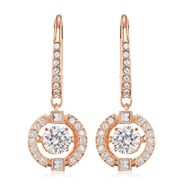 Swarovski Crystal Sparkling Dance Rose Gold Tone Plated Drop