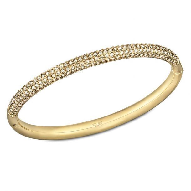 Swarovski Crystal Stone Mini Gold Bangle M