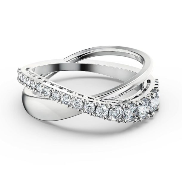 Swarovski crystal discount band ring