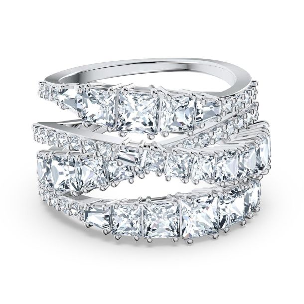 Swarovski Crystal Twist Wrap Ring Size 7 REEDS Jewelers