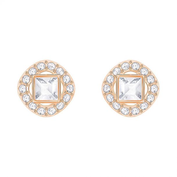 Swarovski angelic discount earrings rose gold