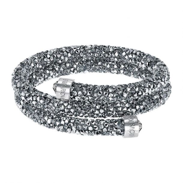 Swarovski Grey Double Crystaldust Bangle