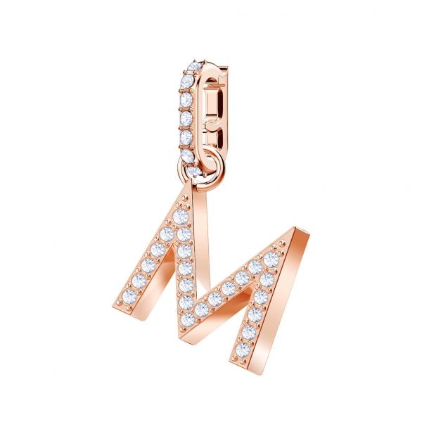 Swarovski letter m necklace clearance
