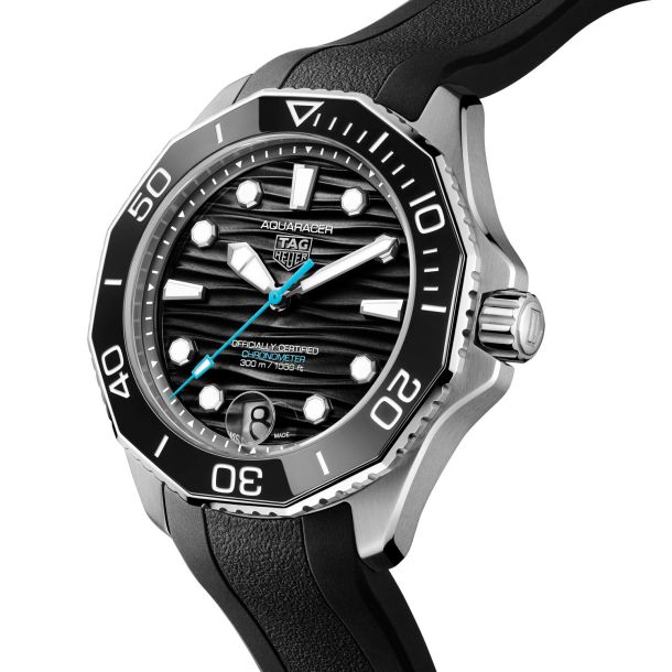 Aquaracer automatic black dial men's watch online