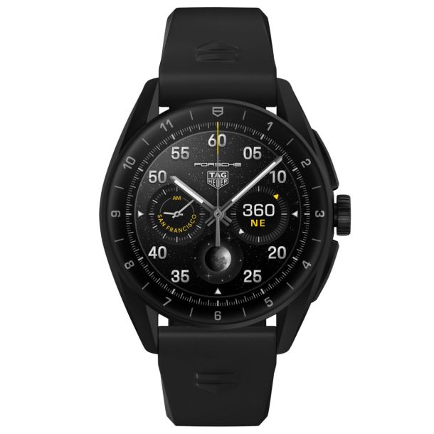 TAG Heuer CONNECTED Caliber E4 42mm Watch Black Titanium Black Rubber Strap SBR8081.BT6299 REEDS Jewelers