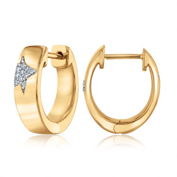 Prince top hoop earring