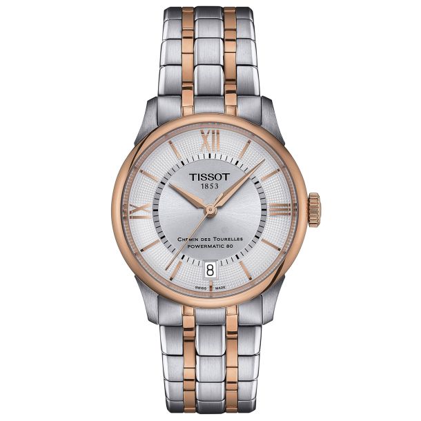 Tissot Chemin des Tourelles Powermatic 80 Silver Tone Dial Two