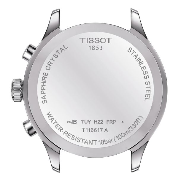 Tissot Chrono XL Classic Brown Leather Strap Watch 45mm T1166171609200