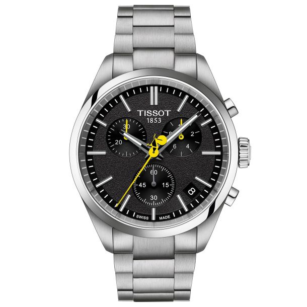 Tissot pr 100 black dial hot sale
