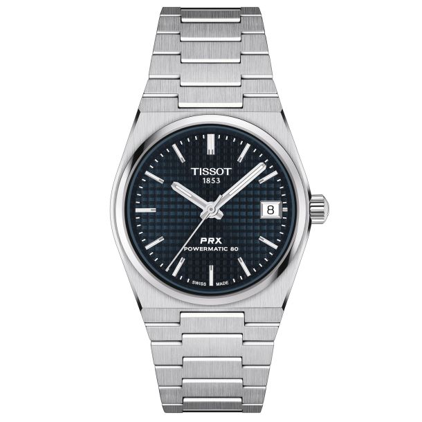 Tissot PRX Powermatic 80 Blue Dial and Stainless Steel Bracelet