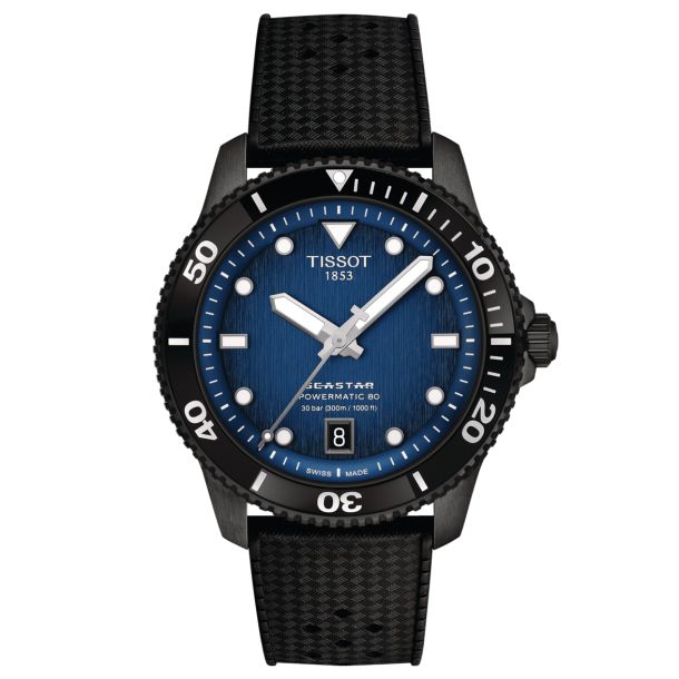 Tissot mens watch rubber strap hot sale