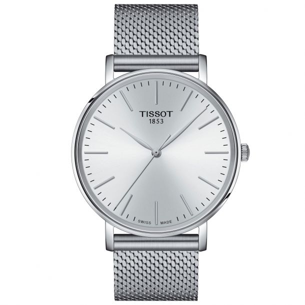 Tissot T Classic Everytime White Dial Stainless Steel Bracelet