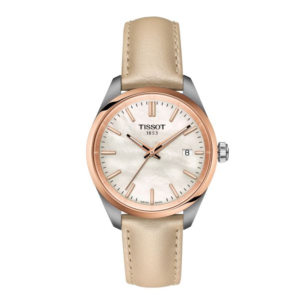 Tissot pr100 leather strap cheap