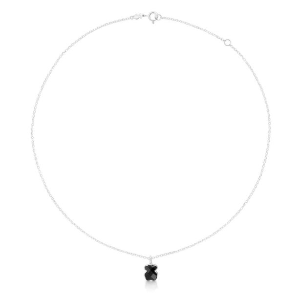 TOUS Bear Black Onyx Sterling Silver Pendant Necklace | REEDS Jewelers