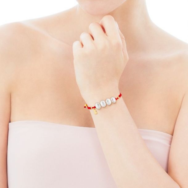 Tous red new arrivals bracelet