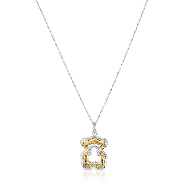 TOUS Bickie Triple Bear Two-Tone Pendant Necklace | REEDS