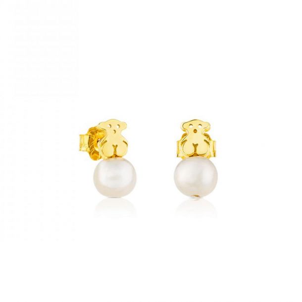 Tous bear pearl earrings store