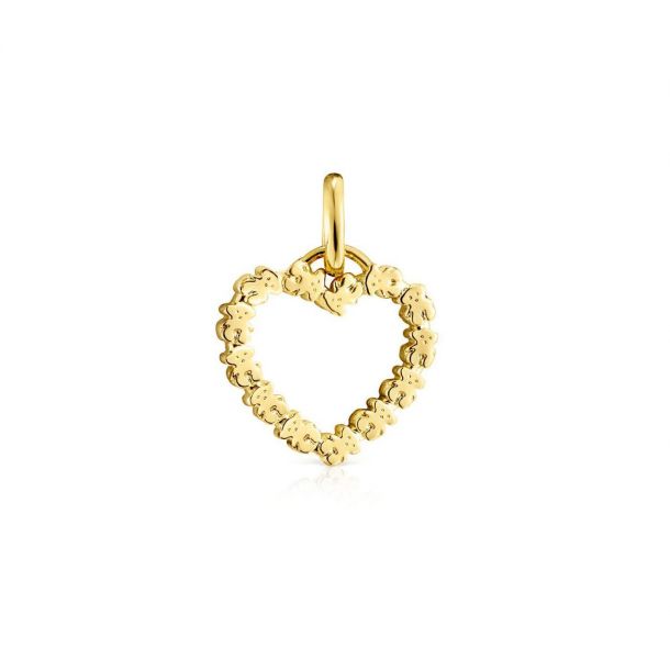 Tous gold bear pendant outlet