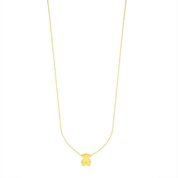 TOUS Gold Sweet Dolls Bear Necklace