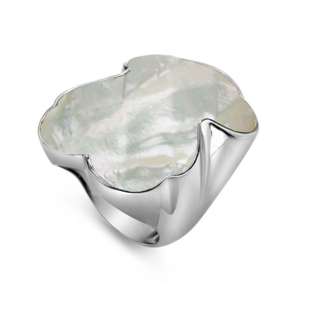 TOUS Large Mother of Pearl Bear Ring | REEDS Jewelers