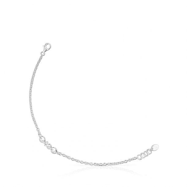 TOUS Luah Bear and Moon Sterling Silver Bracelet | REEDS Jewelers