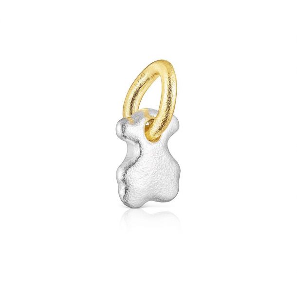 TOUS Luah Bear Two-Tone Pendant | 13mm | REEDS Jewelers