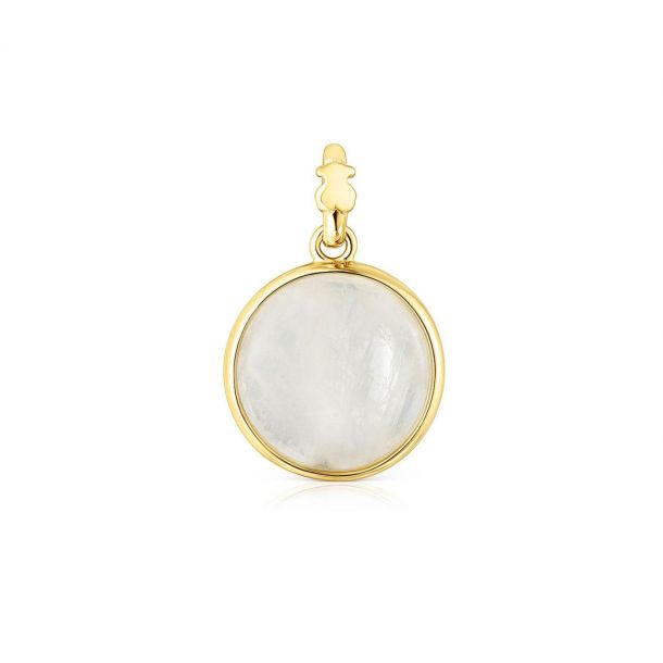 TOUS Magic Nature Moonstone Gold-Plated Pendant | 14mm | REEDS Jewelers