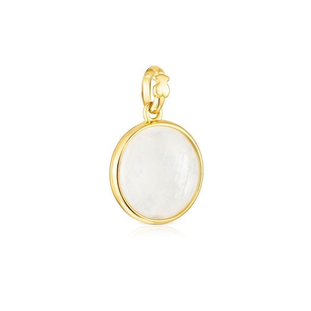 TOUS Magic Nature Moonstone Gold-Plated Pendant | 14mm | REEDS Jewelers