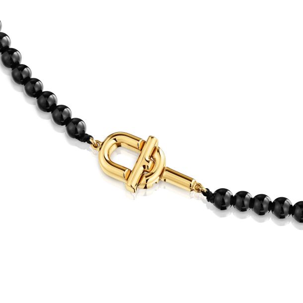Tous Manifesto Gold-Plated Elastic Cord Necklace