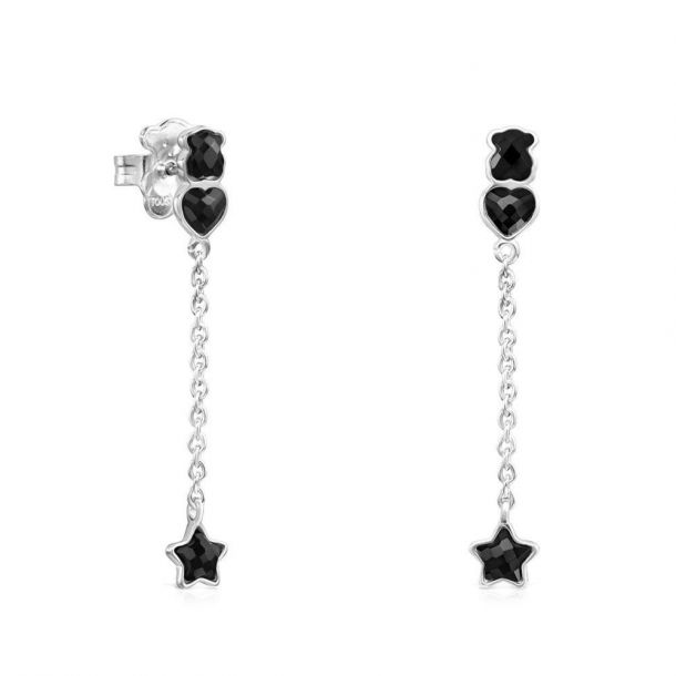 Tous mini onyx earrings store