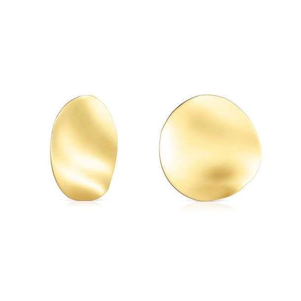 TOUS Nenufar Petal Gold-Plated Earrings | REEDS Jewelers