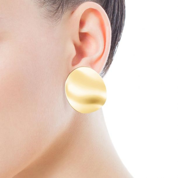 TOUS Nenufar Petal Gold-Plated Earrings | REEDS Jewelers