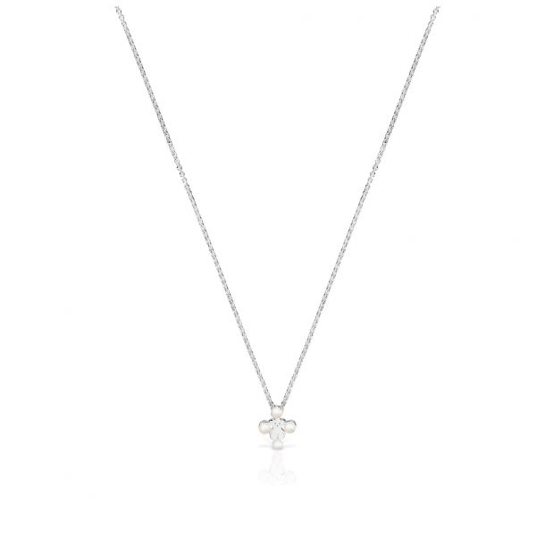 Tous silver bear necklace online