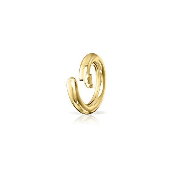 TOUS Small Gold-Plated Hold Ring Pendant, 16mm | REEDS Jewelers